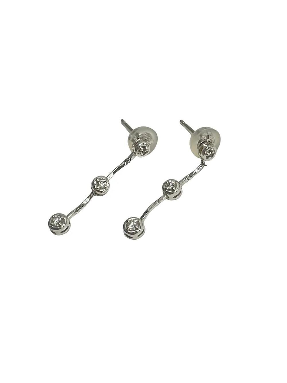 Vendome 18K White Gold Diamond Earrings #290685V68B